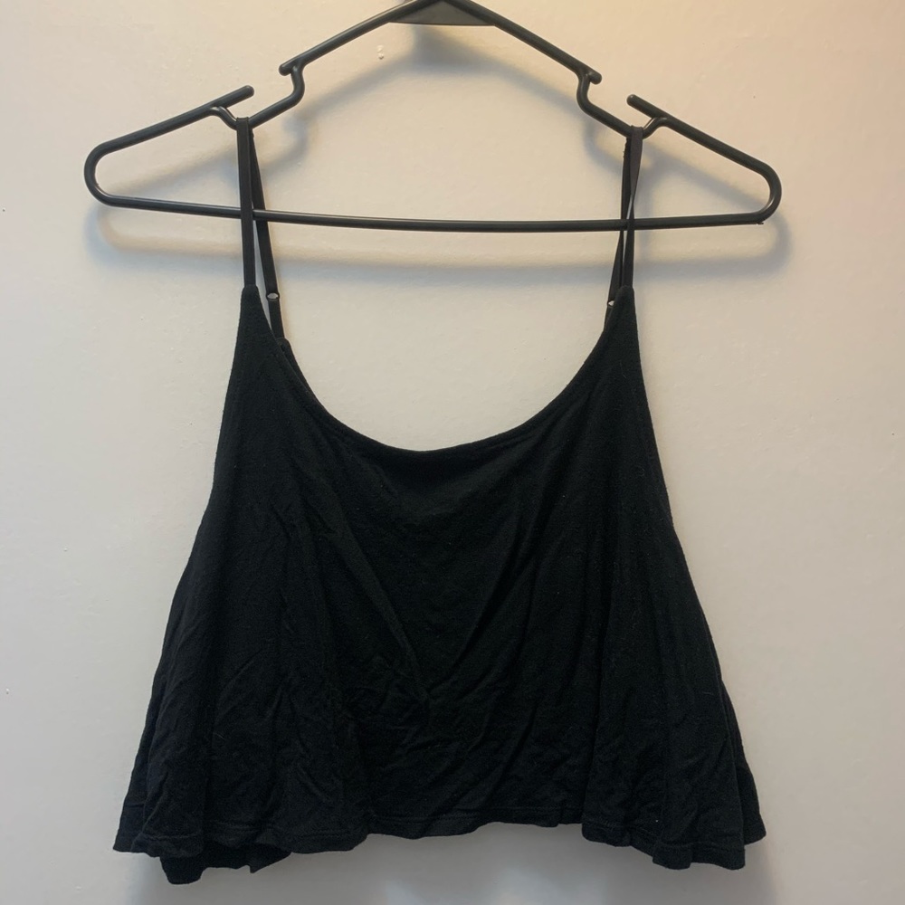Wet Seal Black Crop Top